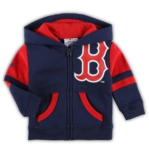 SOLD OUT Infant Boston Red Sox Navy Fleece Full-Zip Hoodie
